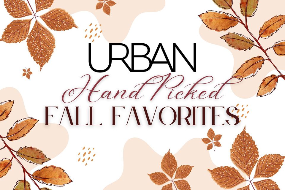 Brown illustrative hello autumn card