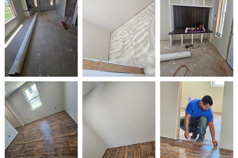 Home flooring installation by Helping Hands