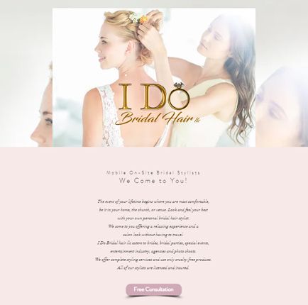 I do bridal hair