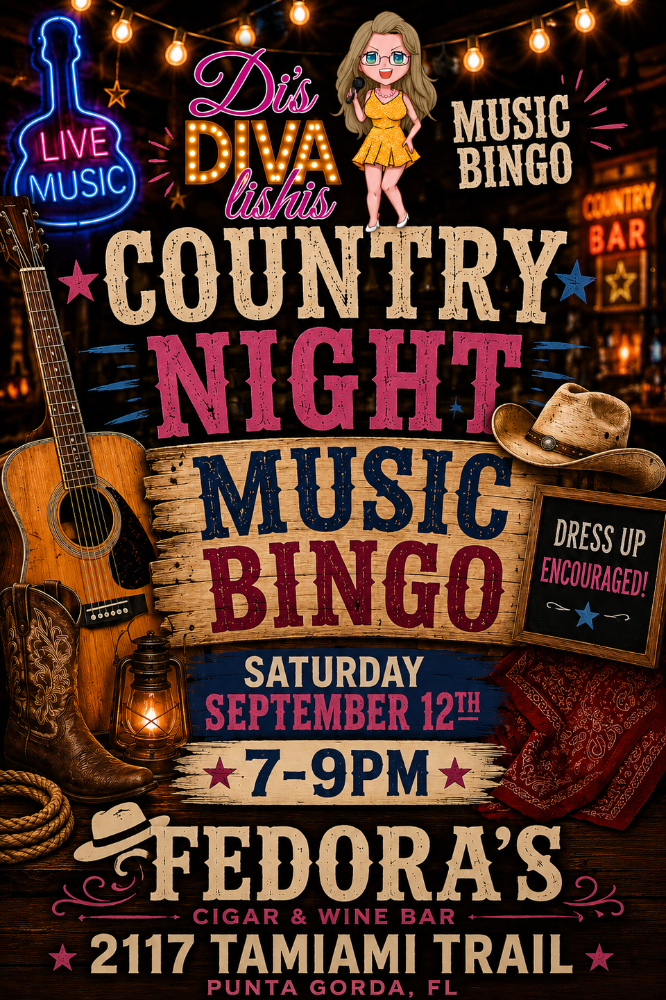 Music bingo sept 2026