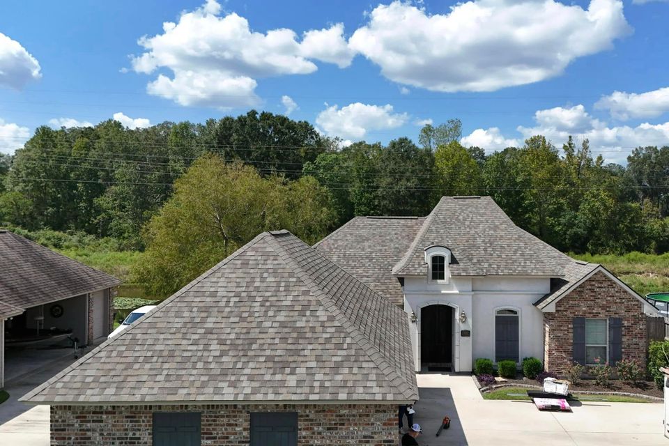Residential roof replacement on a home in Ponchatoula