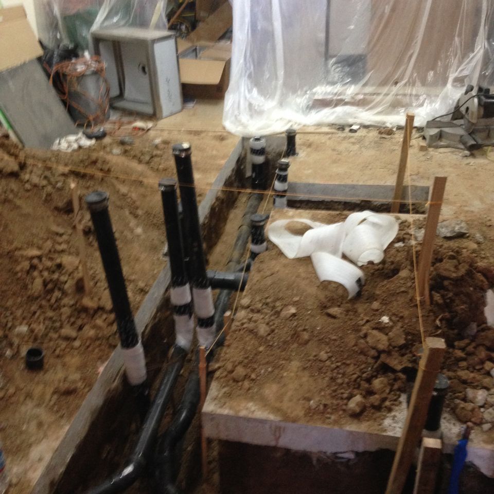 New construction work done by Bernal's Plumbing 