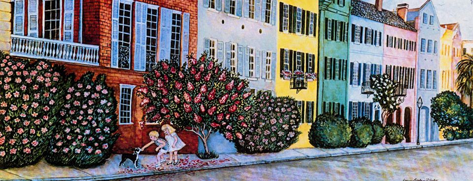 Children on the row
