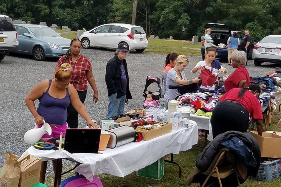 Community yard sale 1