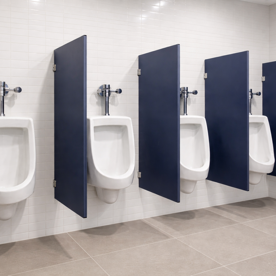Urinal Partition Installation