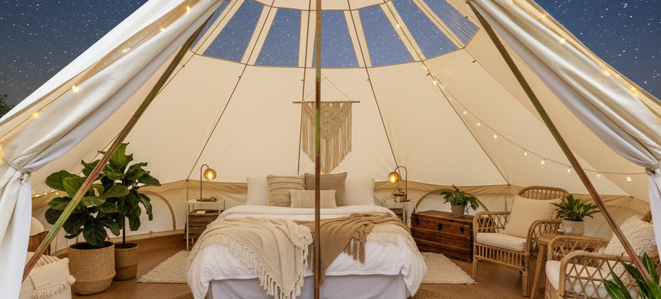 Stargazer interior night no lighting view