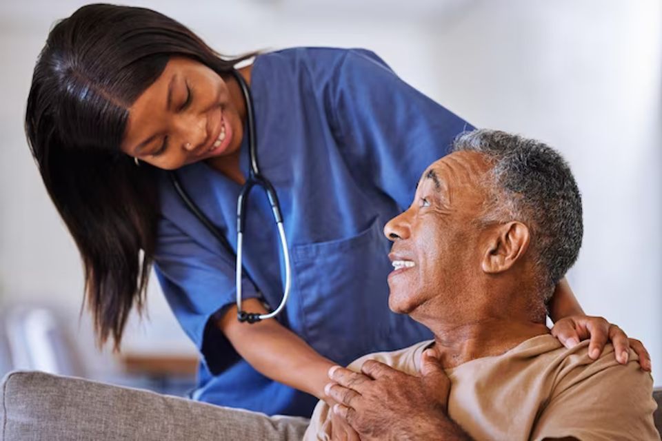 Senior man  fu nurse