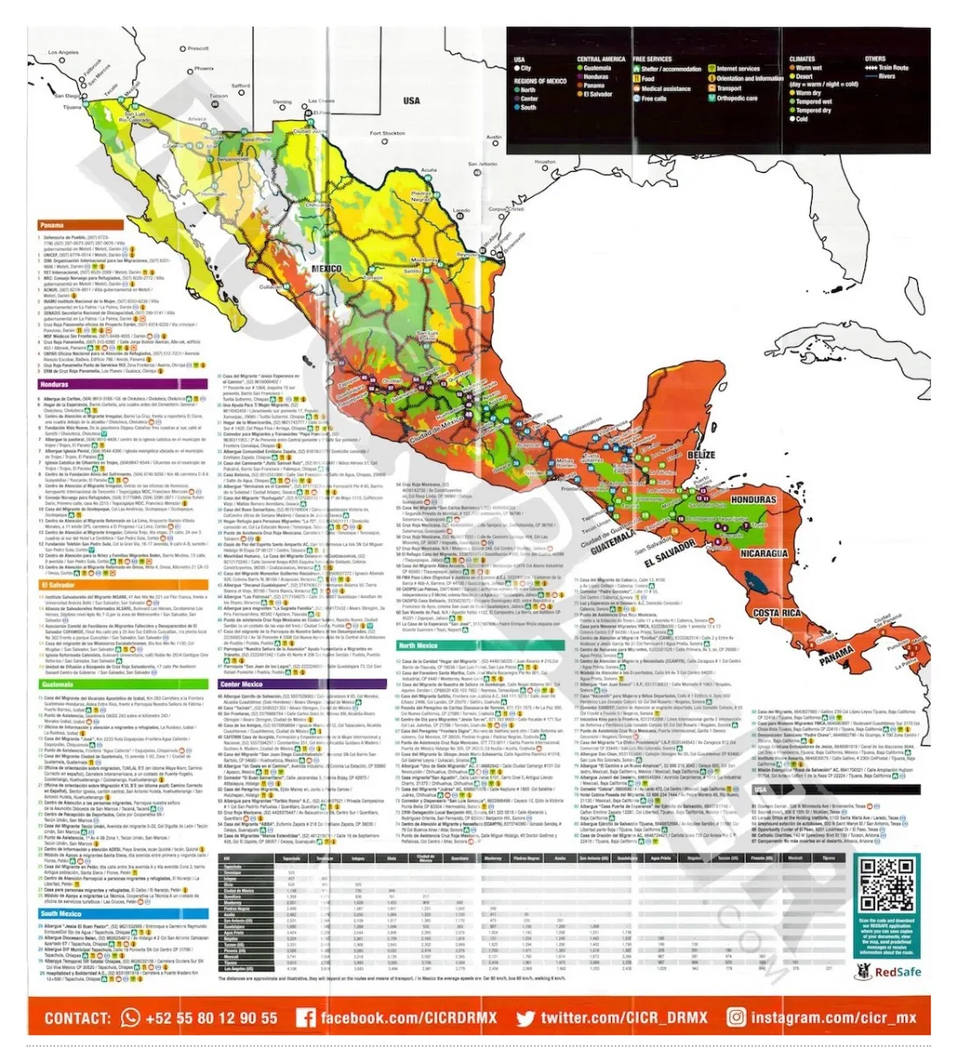 Muckraker   map and instructions for illegals