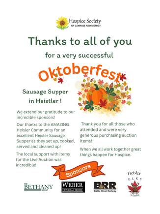 Hospice october fest poster 