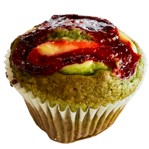 Gluten free strawberry cream muffin