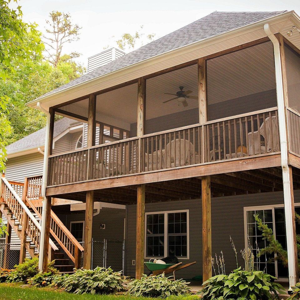 Back Porch Home Addition, Remodeling Inspired Construction, LLC Raleigh NC