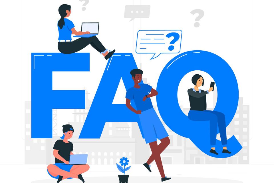 Frequently Asked Questions Graphic for SaRi's Creations