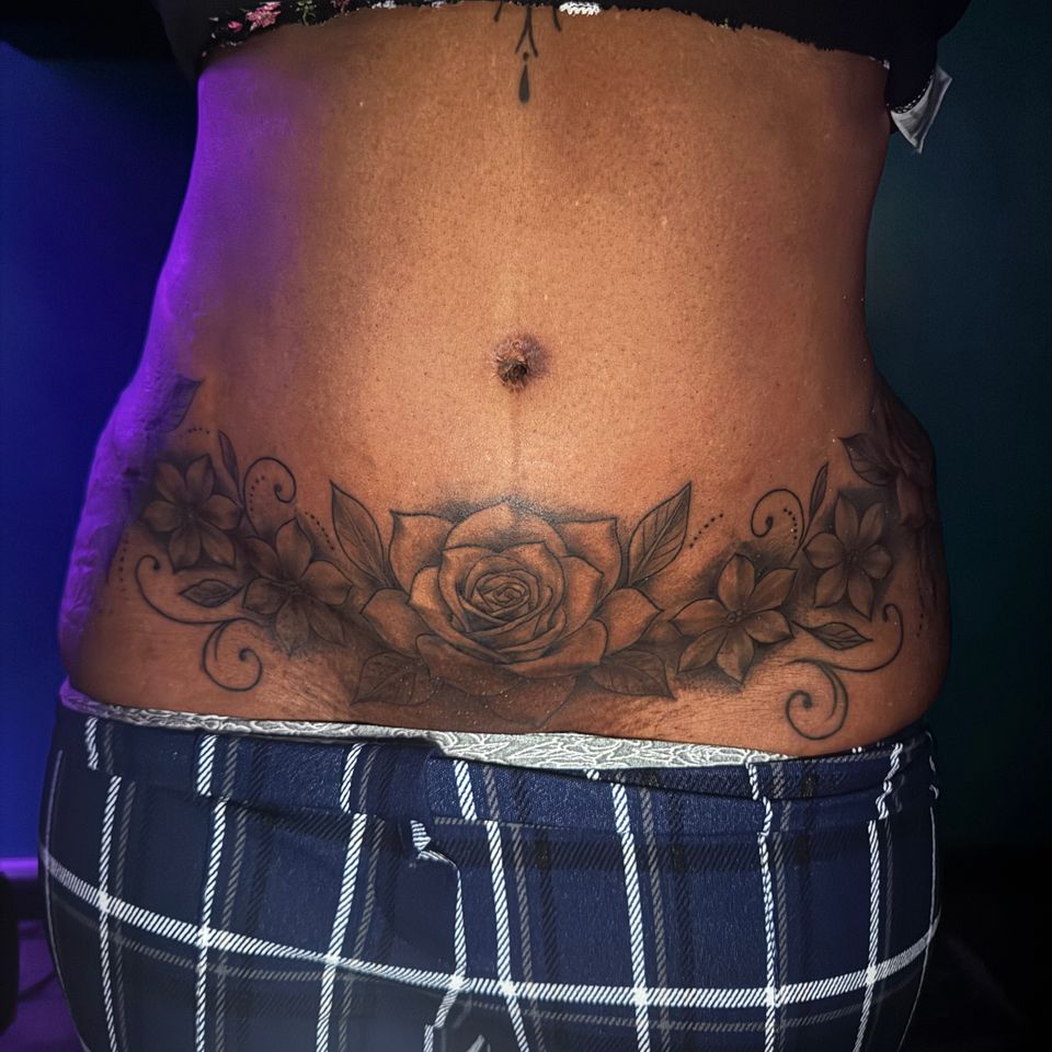 Tech floral stomach