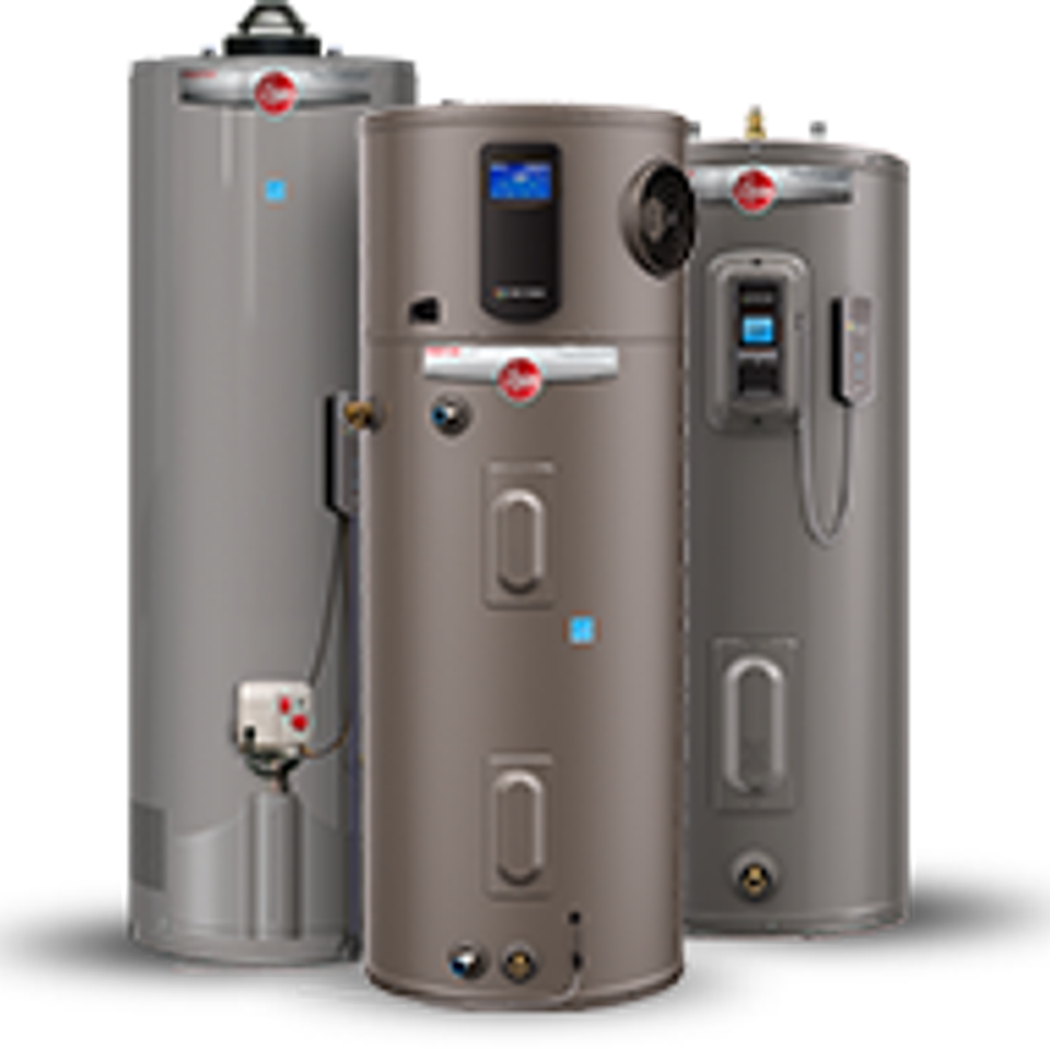 Rheem water heaters image