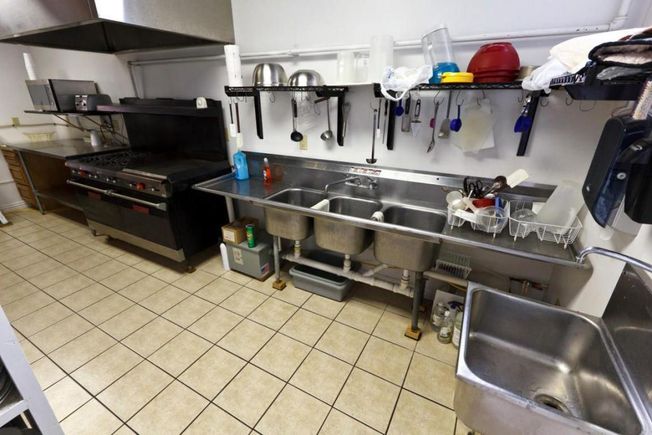 Full commercial kitchen