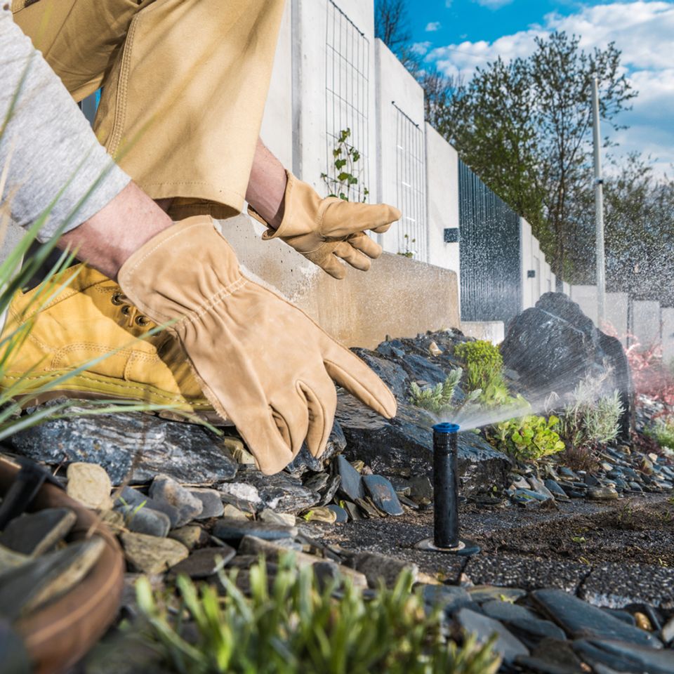 Irrigation system and sprinklers