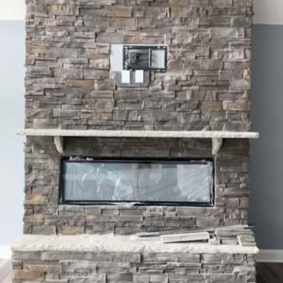 Hearth remodel