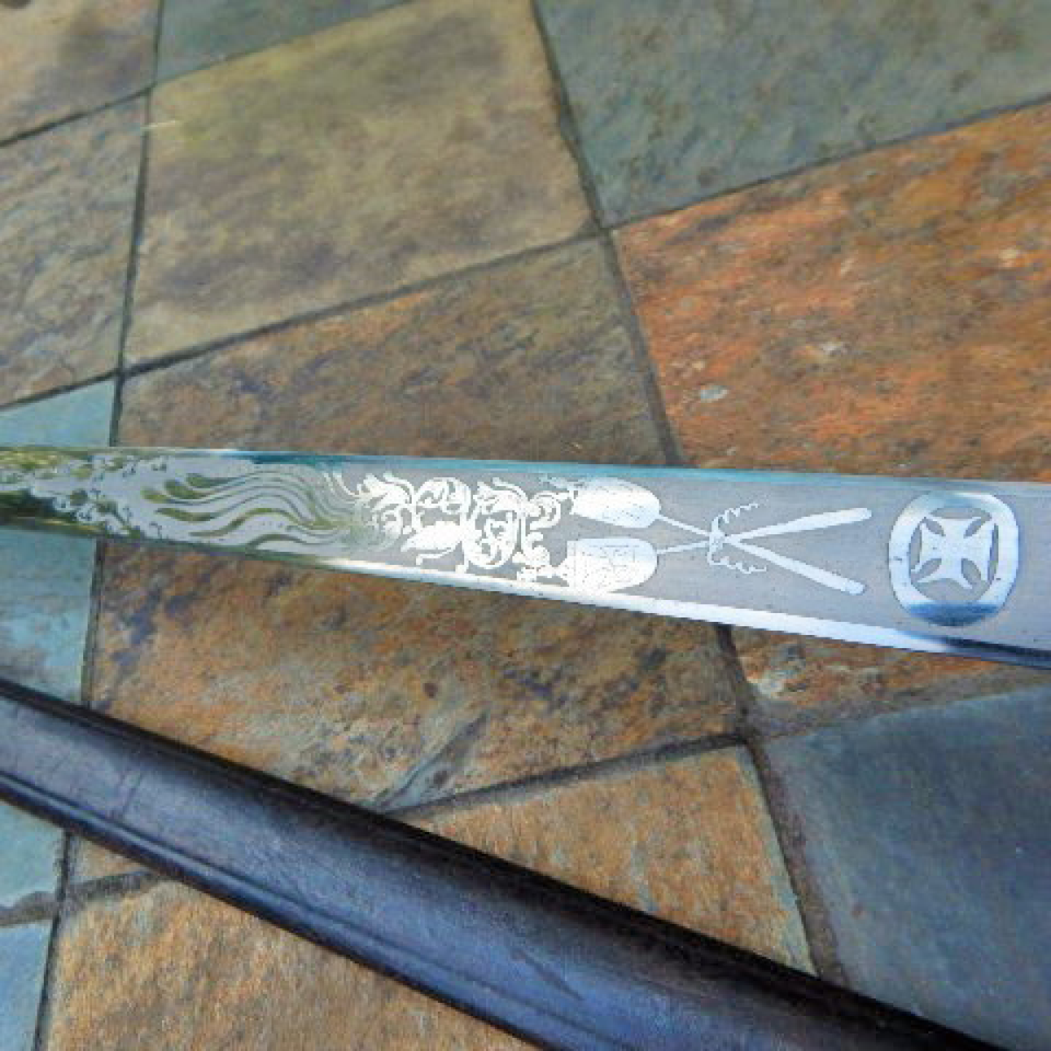 C.roby  early masonic knights sword  silvered  1860s files320170911 10386 17wzqgi