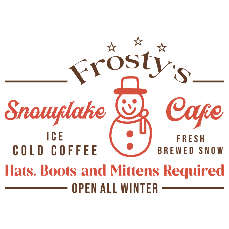 Seasons   christmas frosty’s snowflakes cafe color