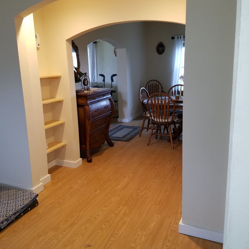 Paul Aubrey Enterprises Home Renovation Experts Archways and Shelving 1