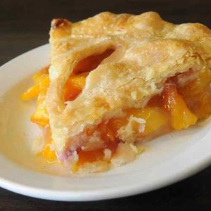 Peach pie