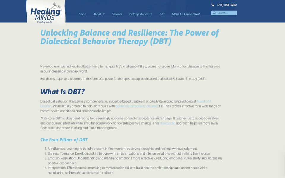 Screenshot Healing Minds- KPCopy's article 