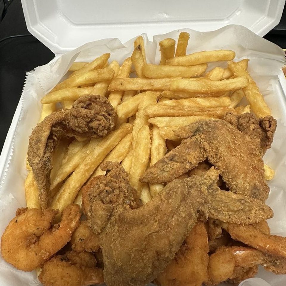 Chicken shrimp combo