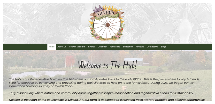 The hub website