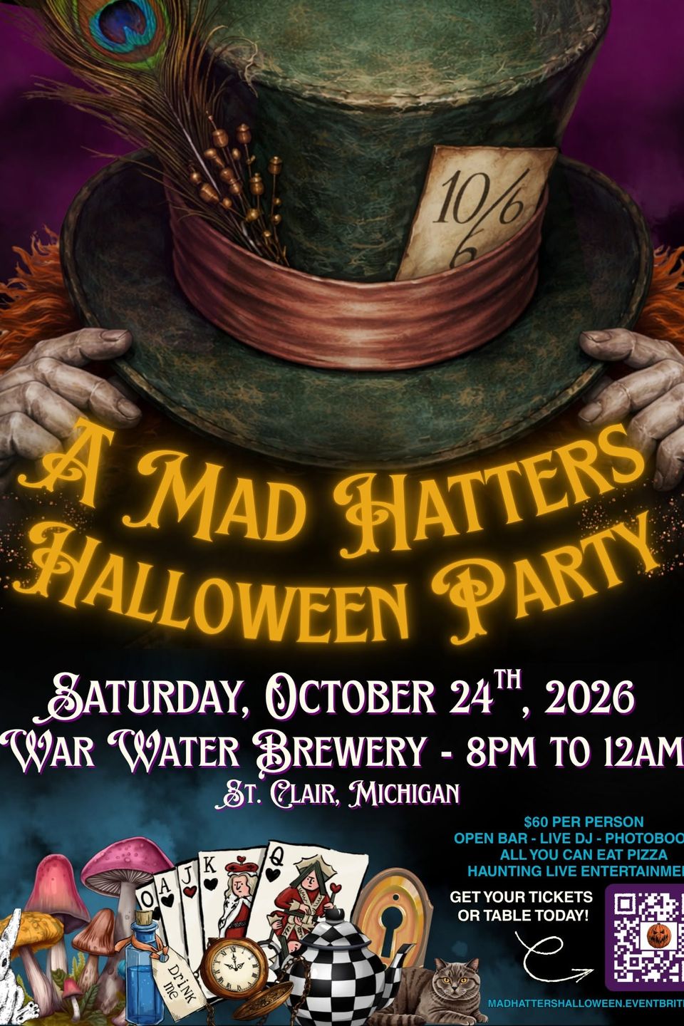 Mad hatters holloween party