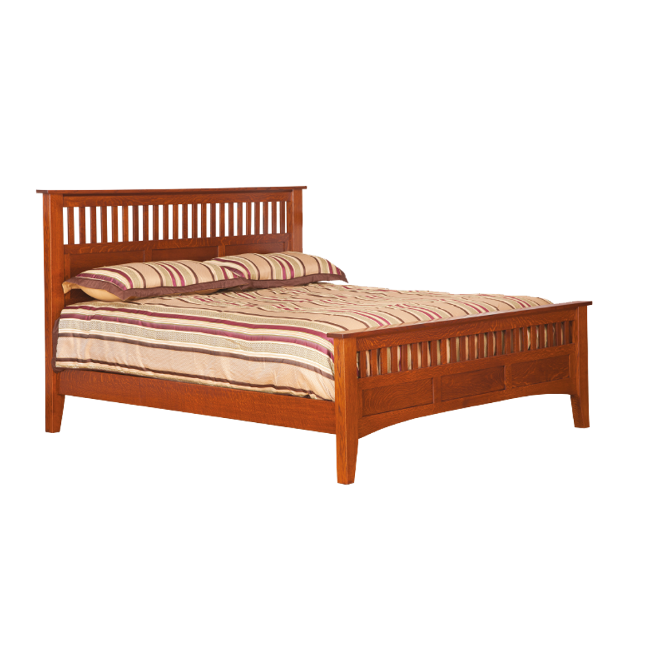 Mission antique bed   8001