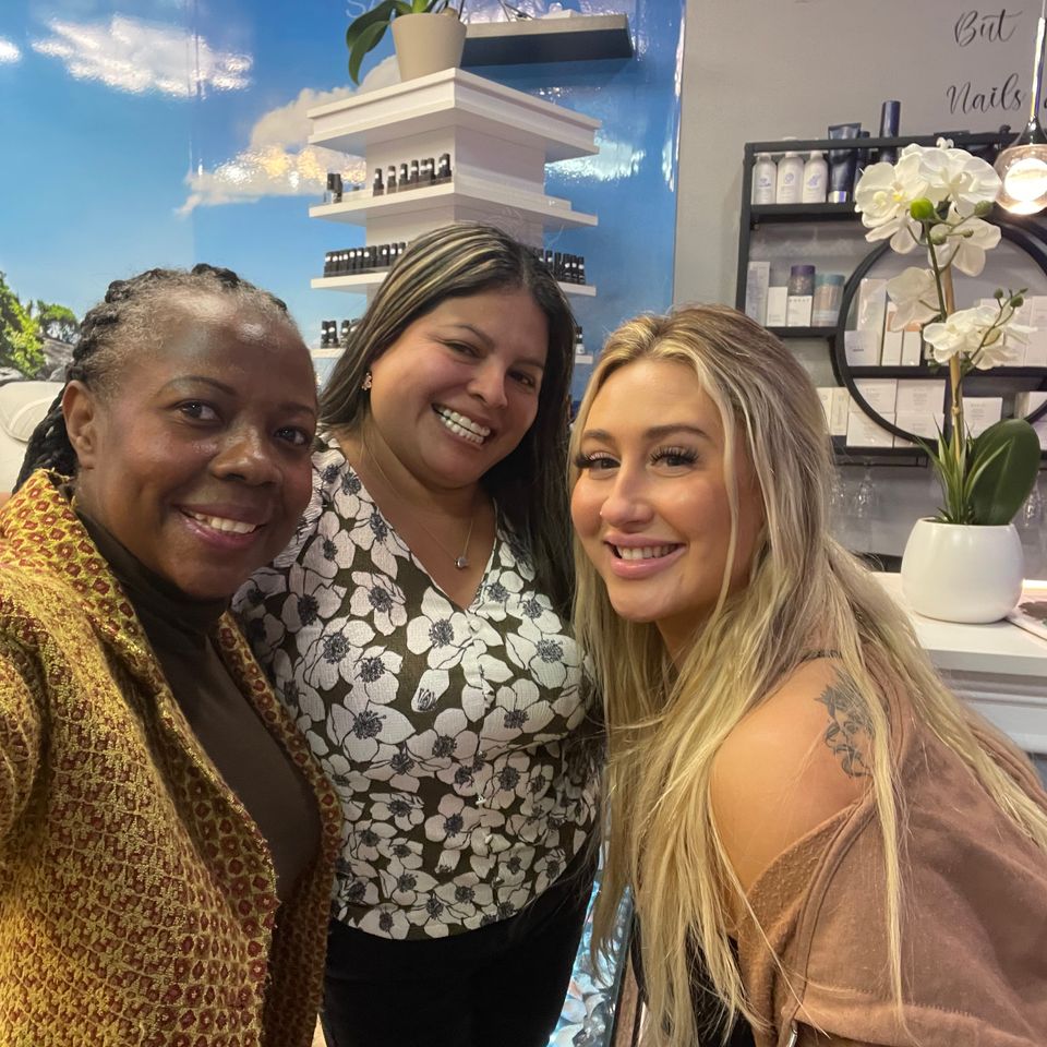 Group photo at Nail Lovers in Sound Beach