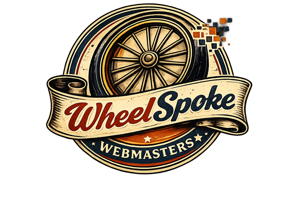 Logo vintage webmasters no background