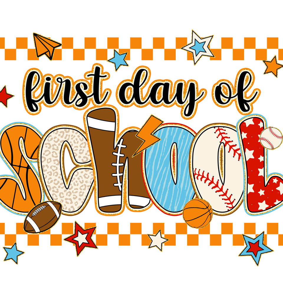 School   1st day of school sports png