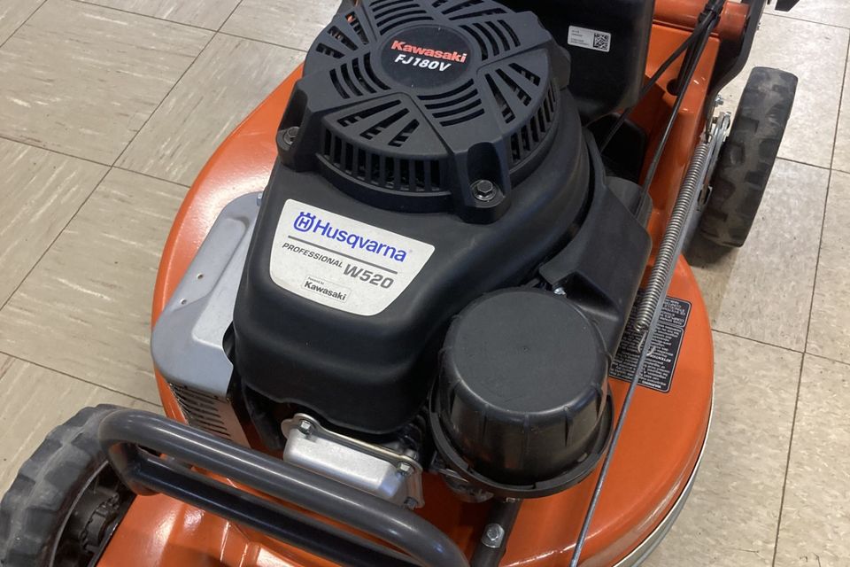 Push mower left angle