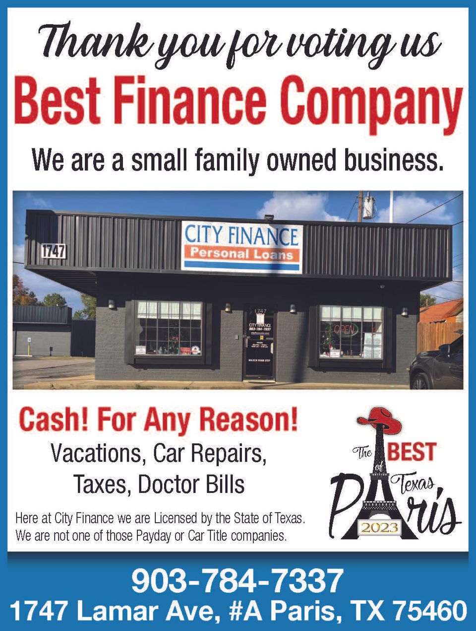 City finance bop ad 1 4