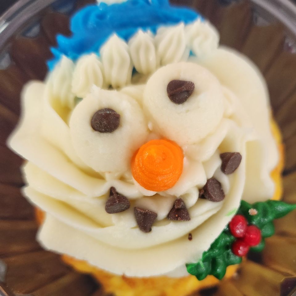 Snowman babycake