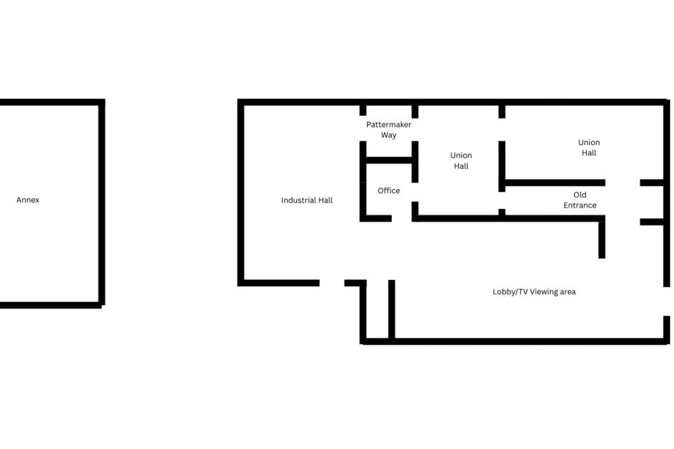 Labor and industry floor plan