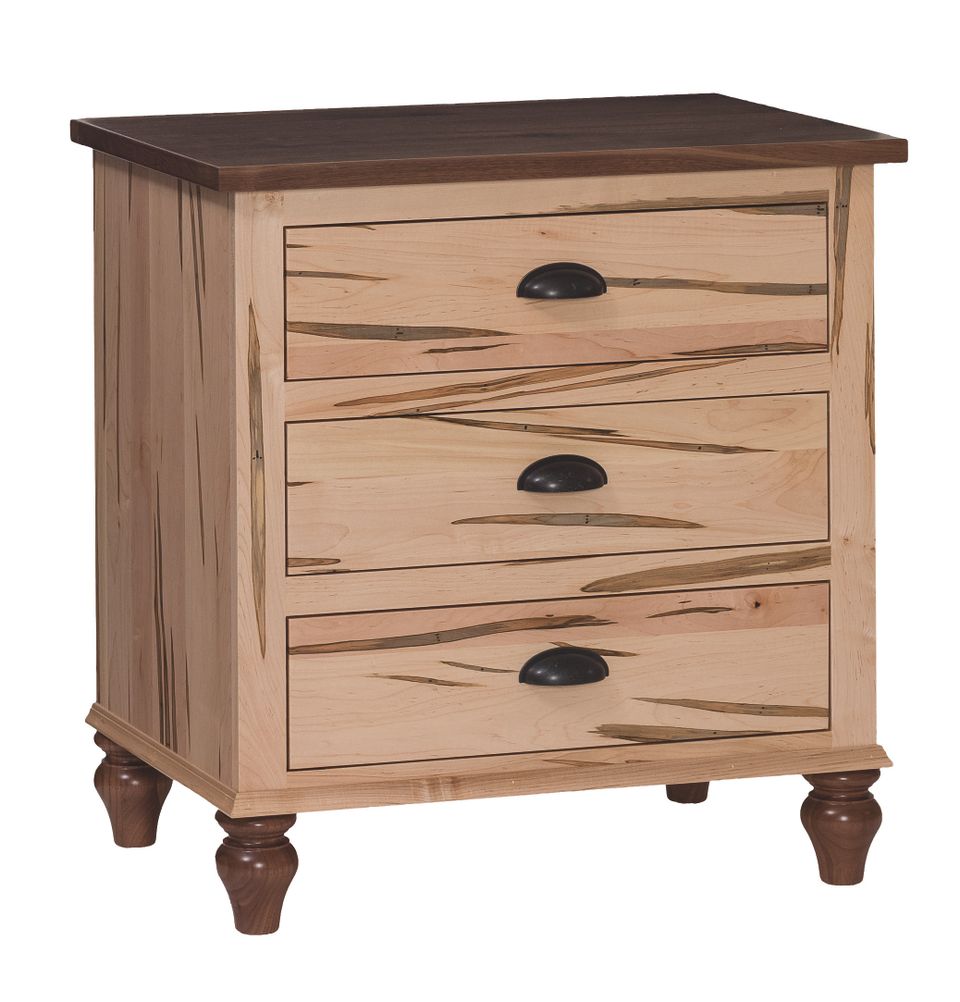 Saf royalty 3 drawer night stand