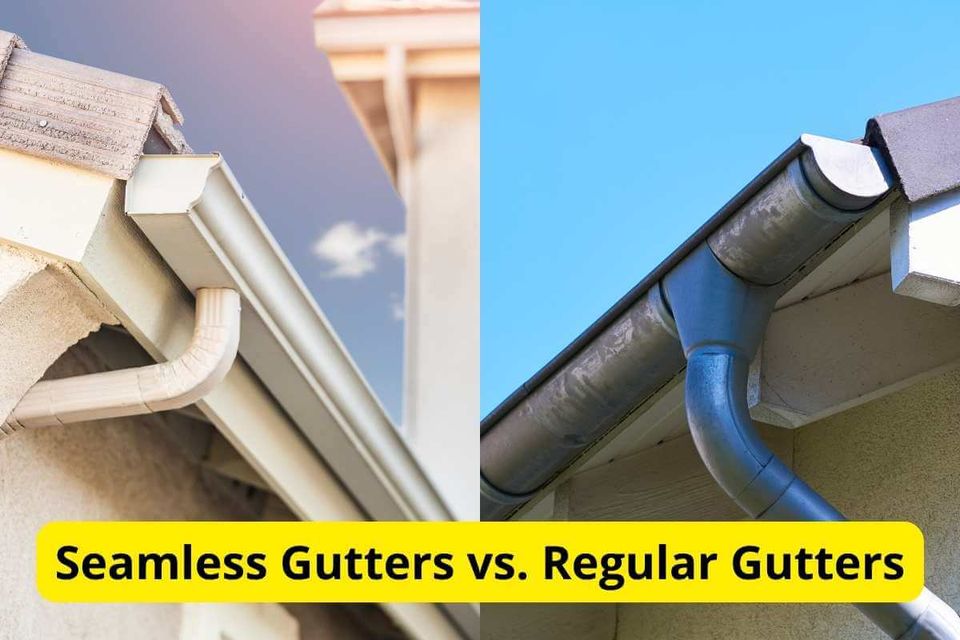 Seamless gutters vs. regular gutters