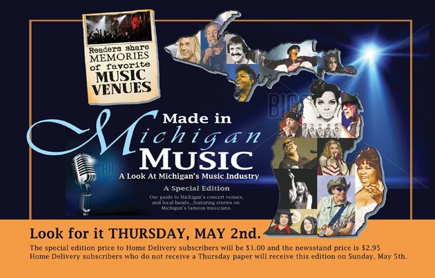 Michigan music flyer p