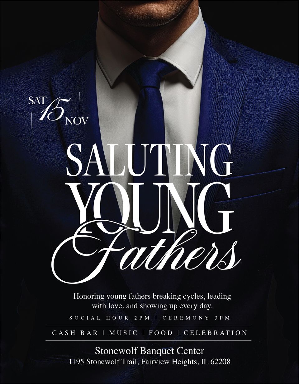 Saluting young fathers event