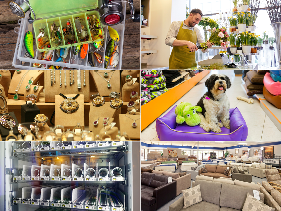Professional website design for the retail industry and local shops.