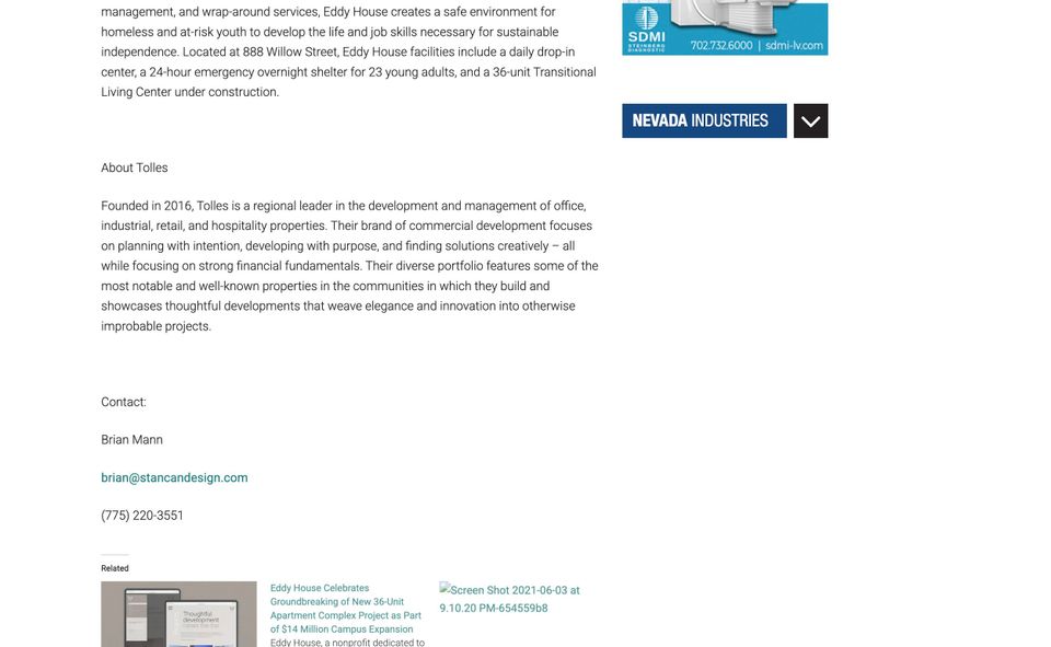 Screenshot of KPCopy's ghost writing press release 