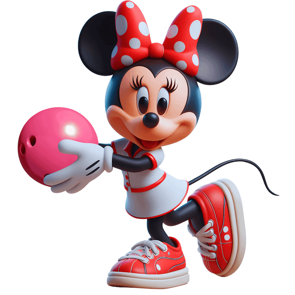 Bowling   disney minnie 8 6