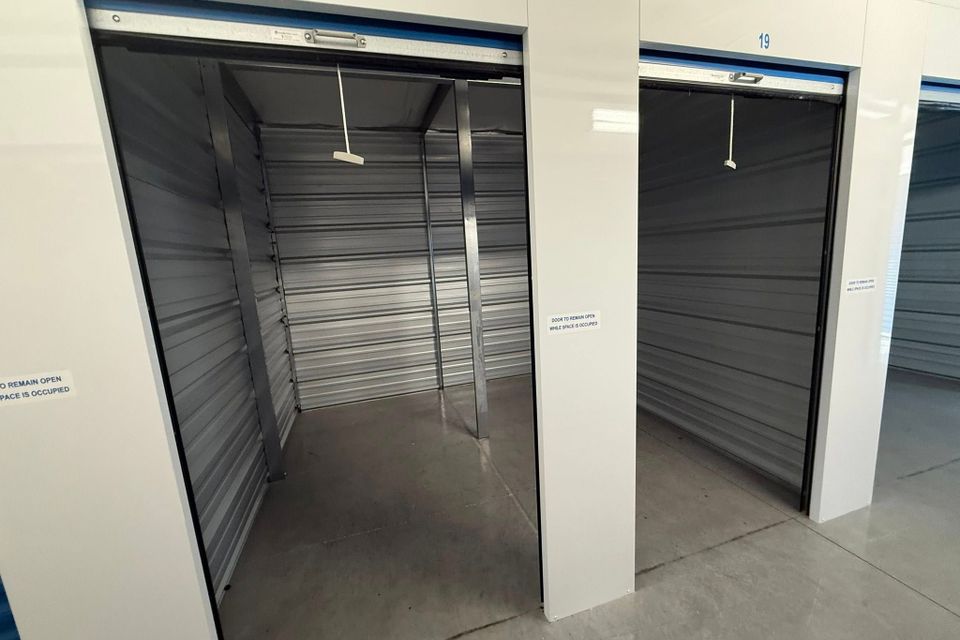 A cleaned out storage container, done by JNJ Hauling Solutions of Citrus County