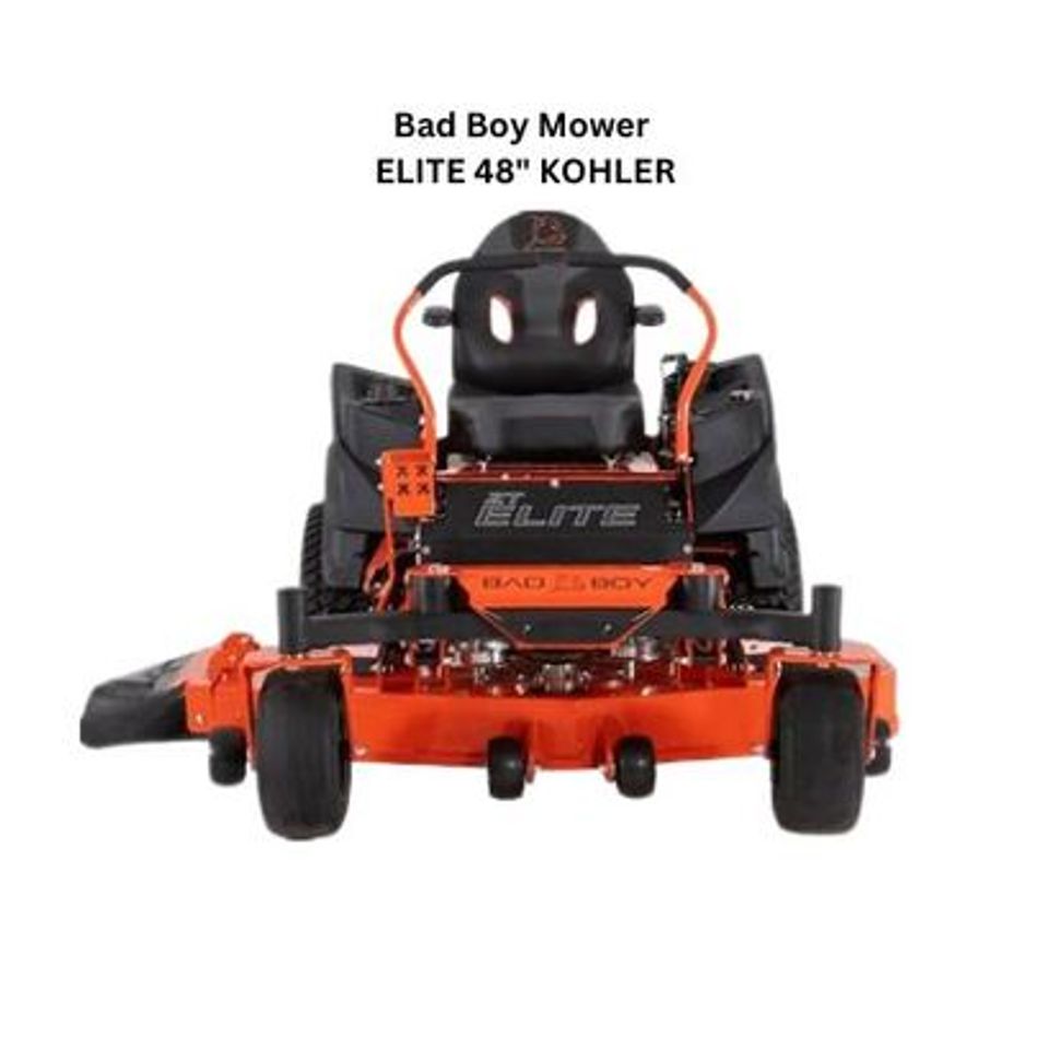 7 bad boy mower elite 48 kohler