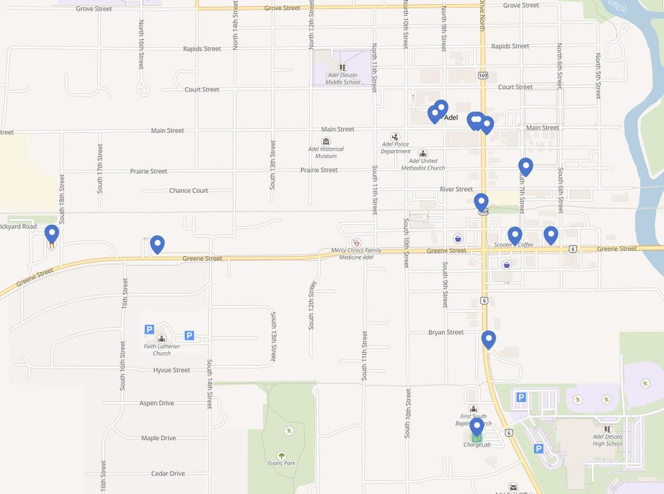 Adel map