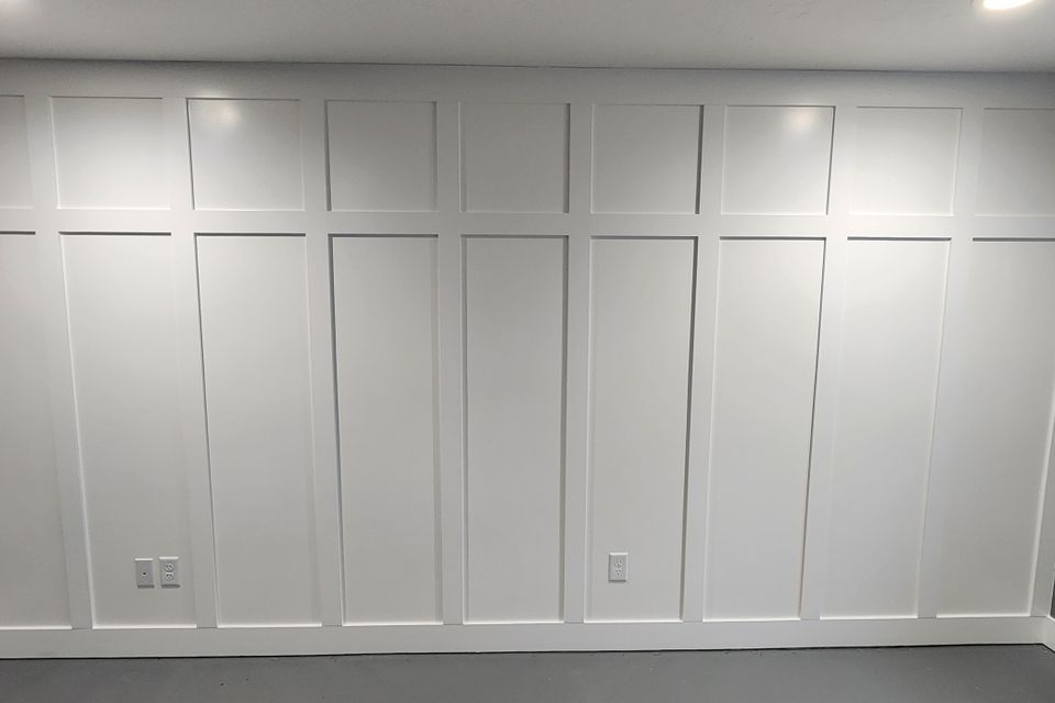 Board and Batten wall installation