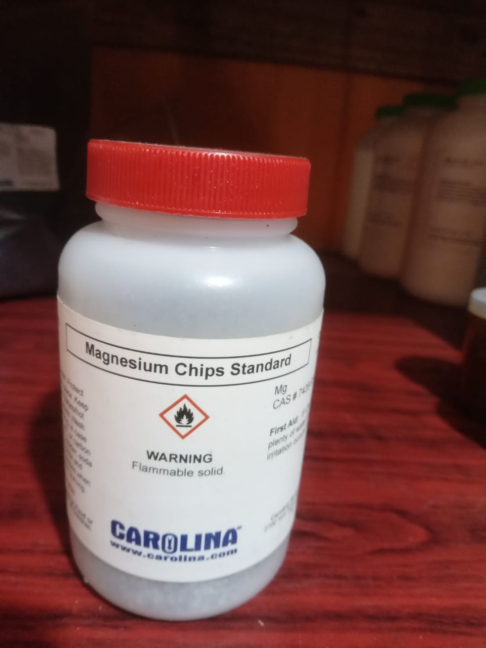 Magnesium chips standard