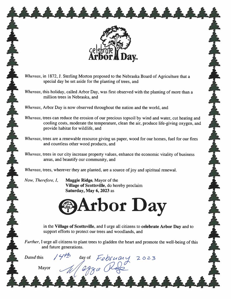 Arbor day 2023